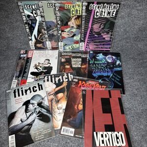 Vertigo 13 Comic Book Lot - Flinch, Sandman, Scene of The Crime Underground Sets